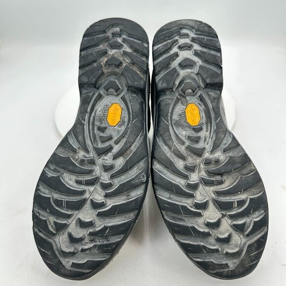 Asolo Fulton Men Size 10.5 Green Grey Mid Vibram Sole Hiking Trail Boot - Picture 8 of 11